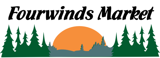 A theme logo of Fourwinds Market